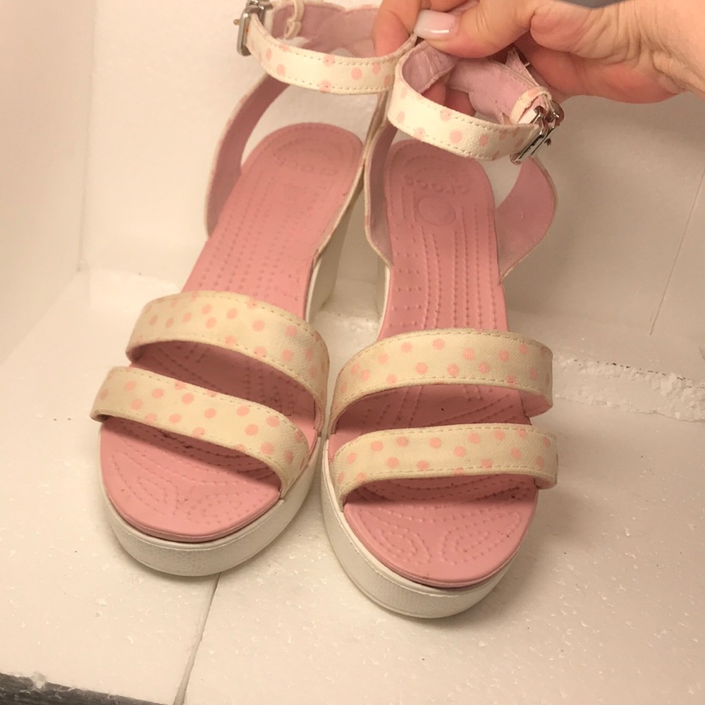 Super comfy CROCS dress heels